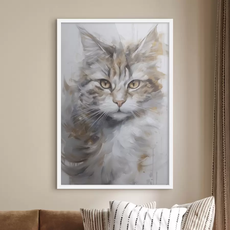 Fototapetai Katės imitacijos tapyba f46833