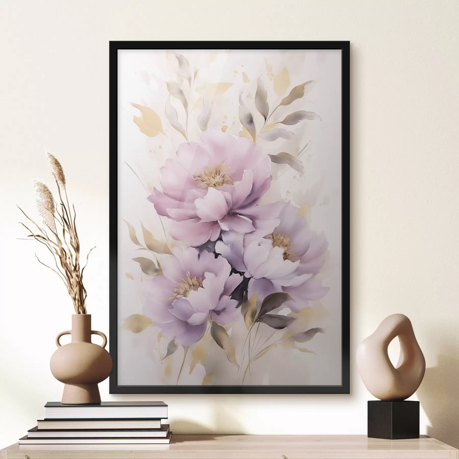 Fototapetai Gėlių puokštės imitacija tapyboje f46915