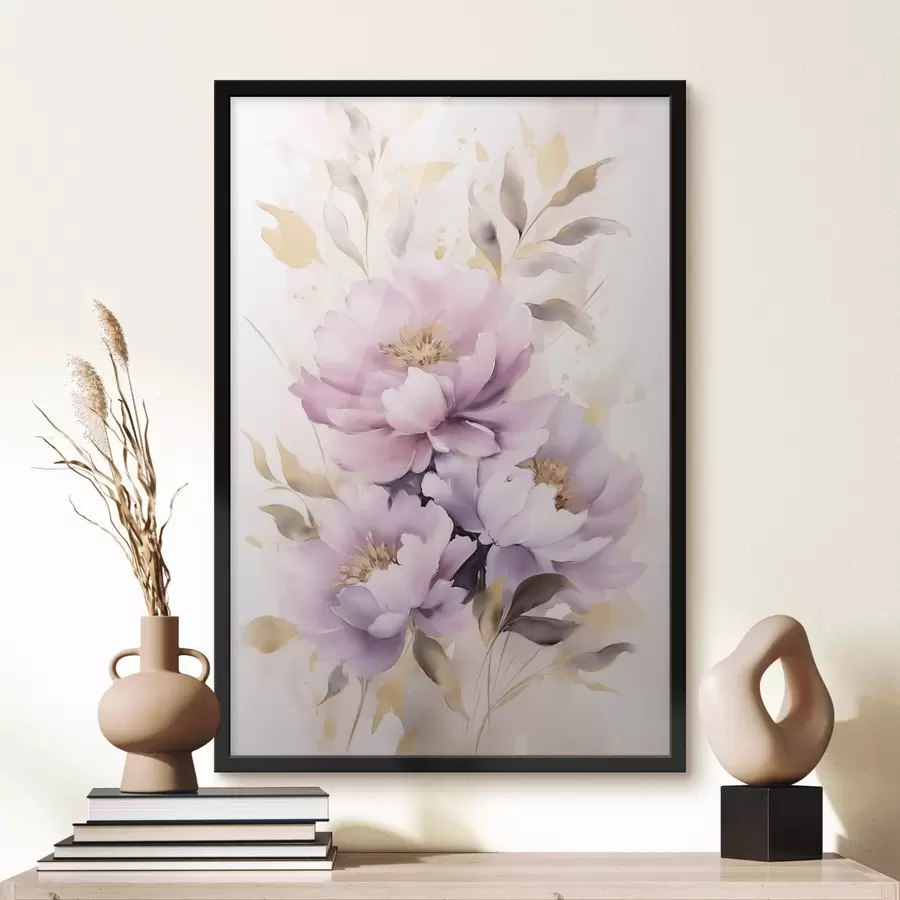 Fototapetai Gėlių puokštės imitacija tapyboje f46915