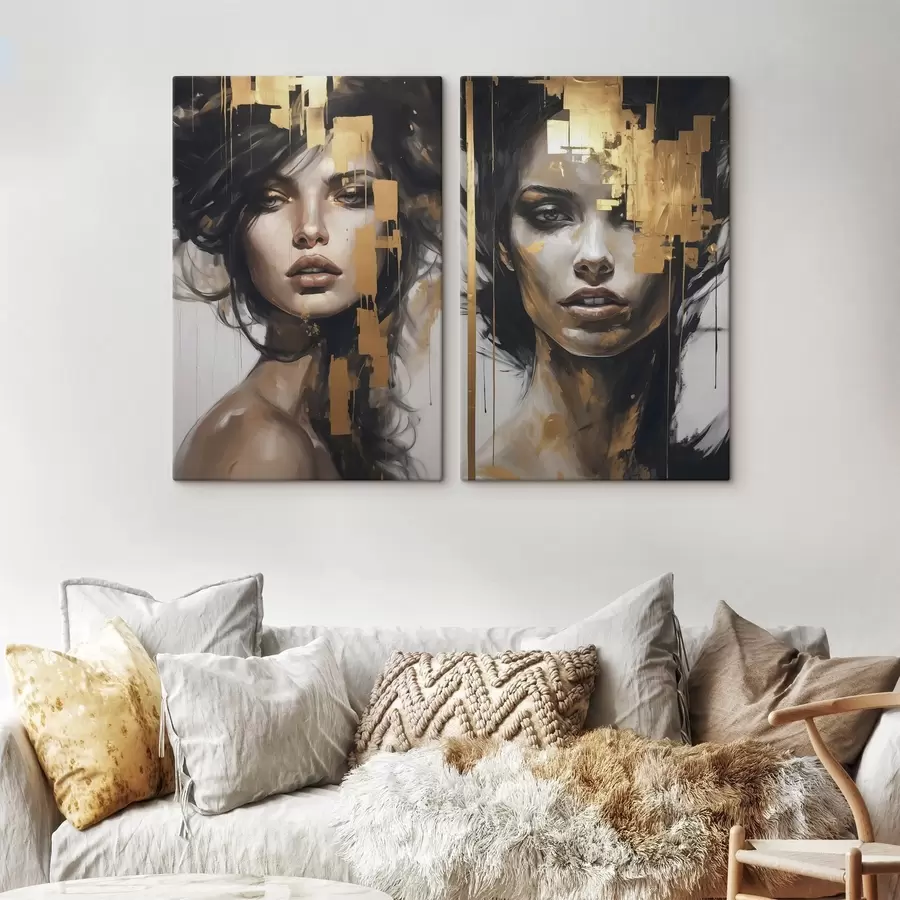 Paveikslėlis Abstraktus merginos portretas m01082