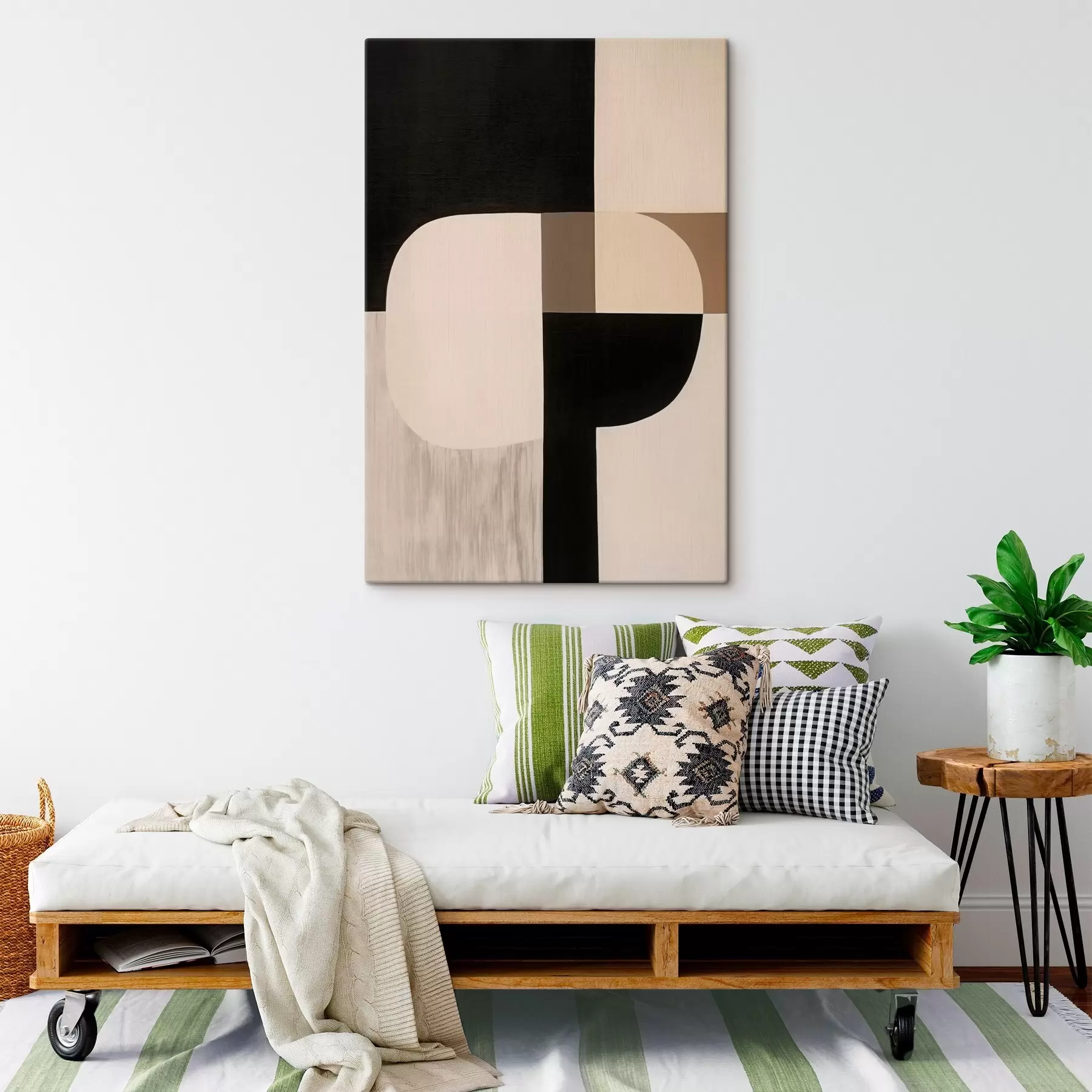 Paveikslėlis Monochrominė geometrinė abstrakcija s46993