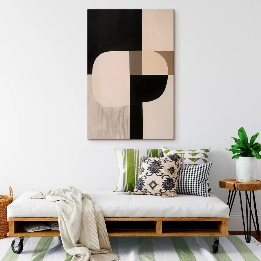 Paveikslėlis Monochrominė geometrinė abstrakcija s46993