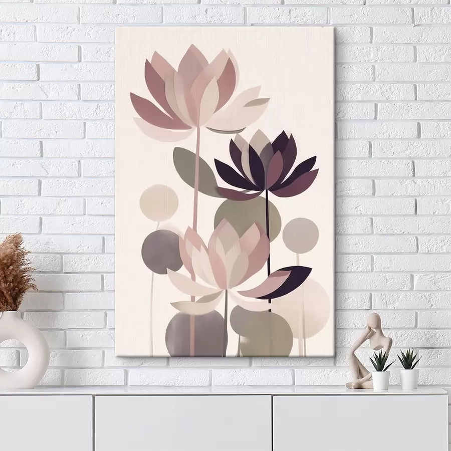 Paveikslėlis Abstrakčios lotoso gėlės s46998