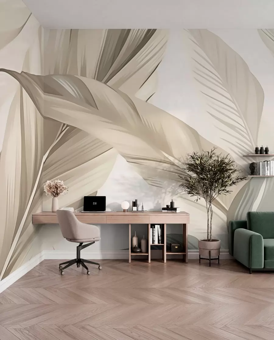 Fototapetai Bananų lapai w04988