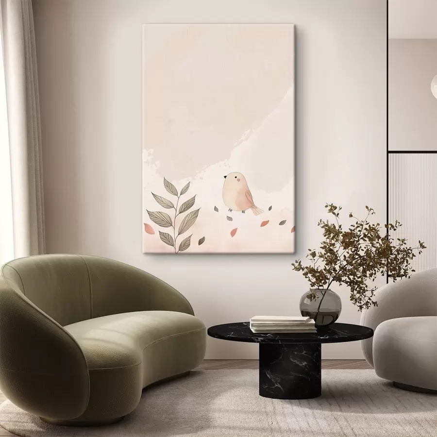 Paveikslėlis Paukštis ir lapai s47063