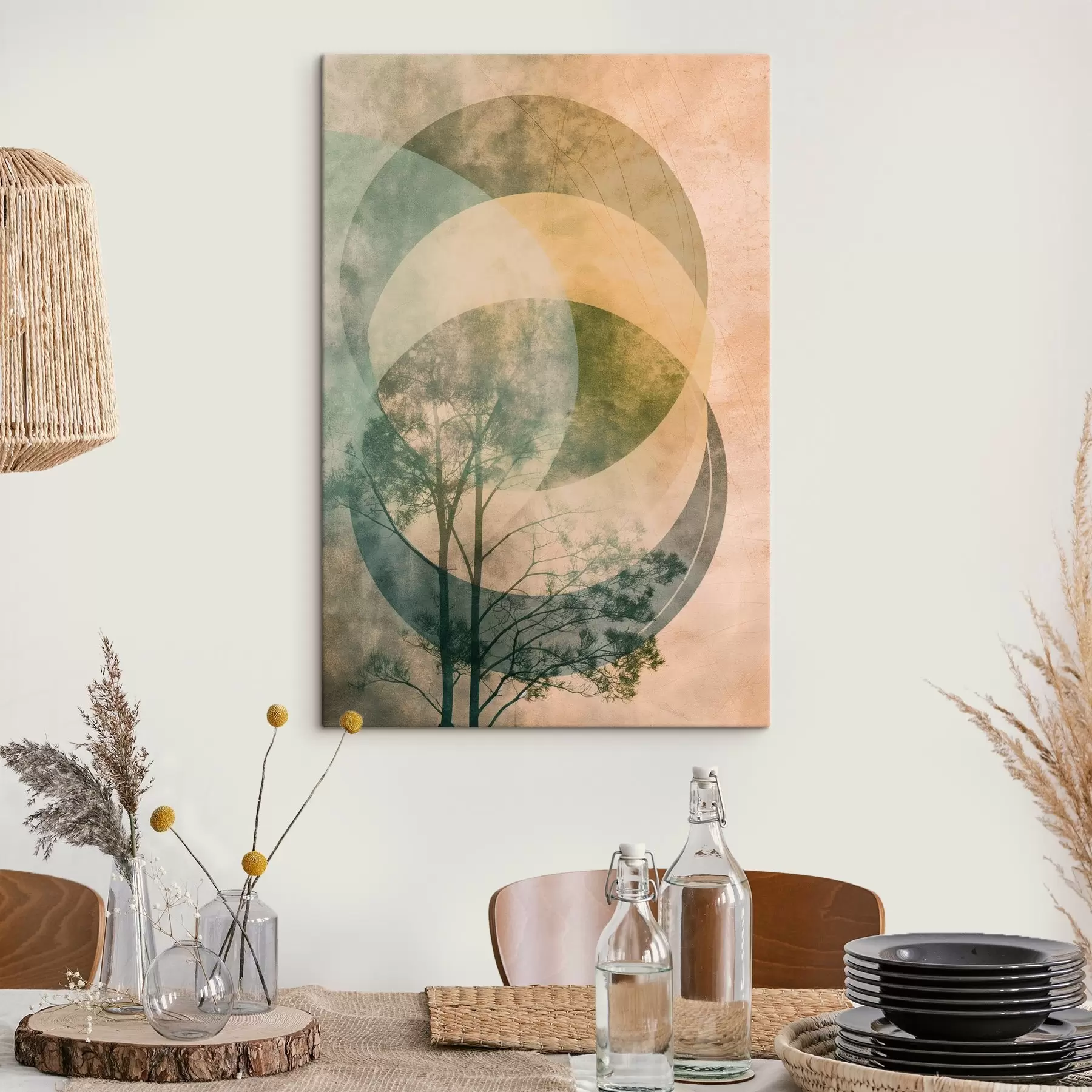 Paveikslėlis Apskritimai ir lapai s47073