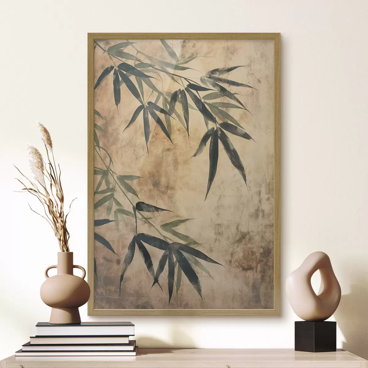 Plakatas Bambuko lapai f47048