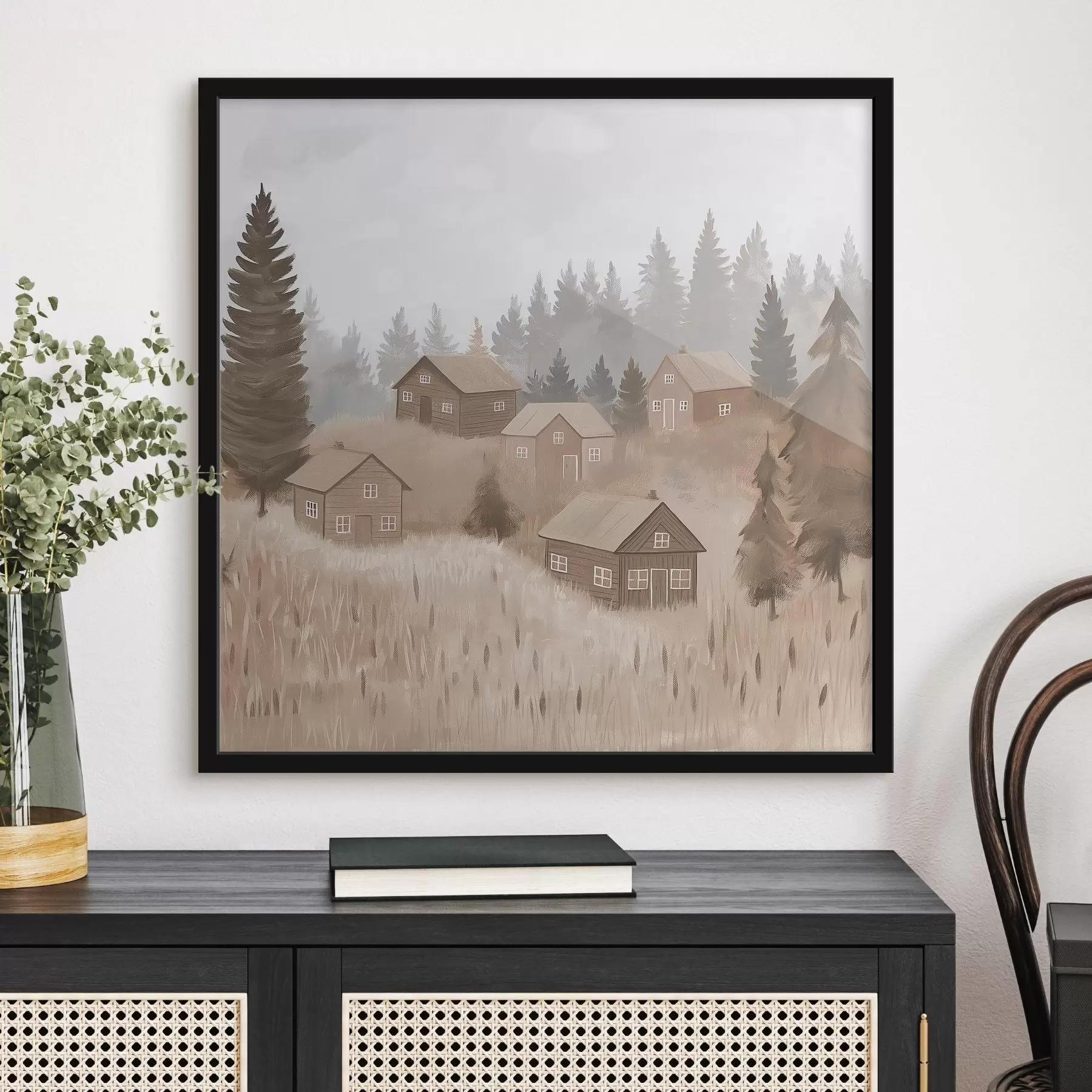 Fototapetai Namai miške f47075