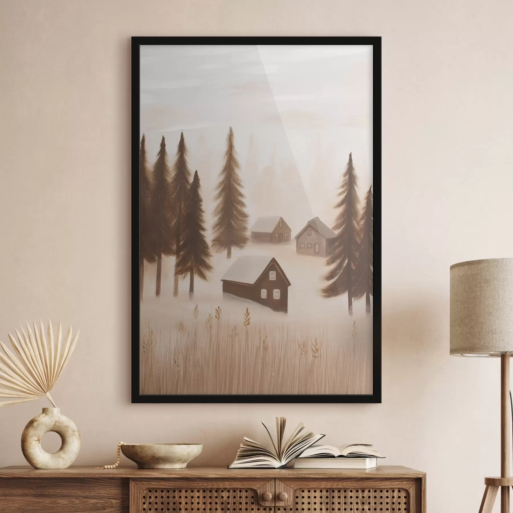 Fototapetai Namai miške f47077