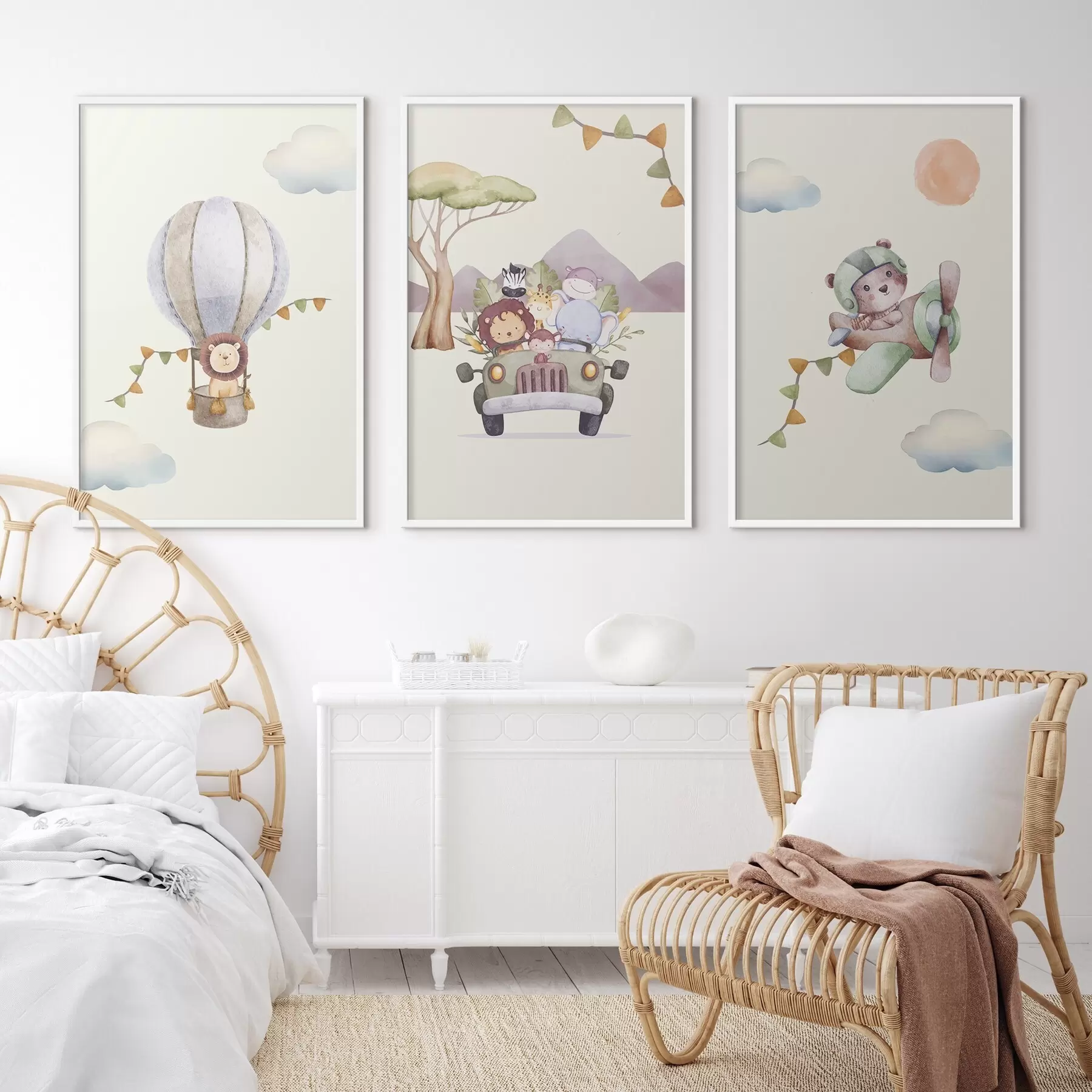 Fototapetai Nuotykiai po svajingą dangų ir kelius d00295