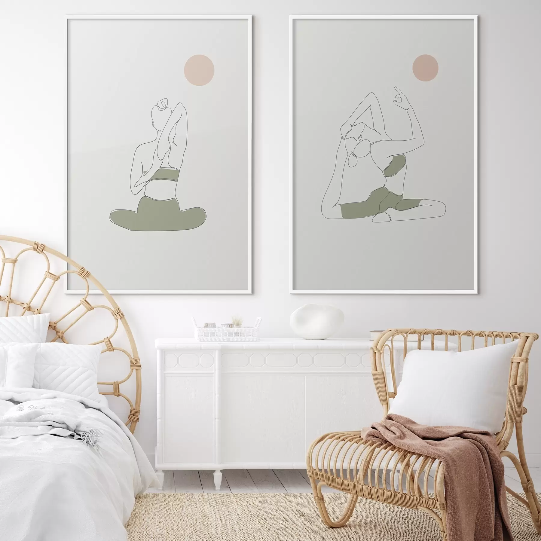 Fototapetai Sąmoningi judesiai ramiose pozose d00300