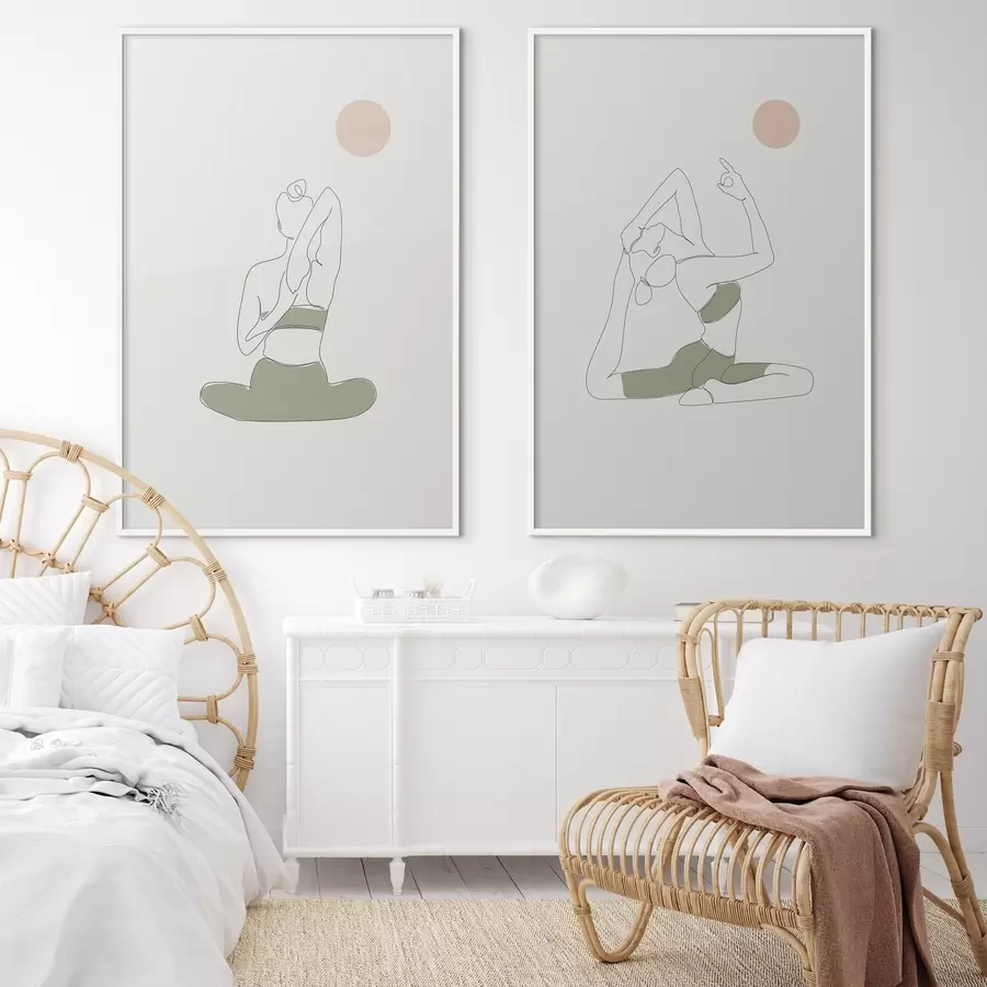 Fototapetai Sąmoningi judesiai ramiose pozose d00300