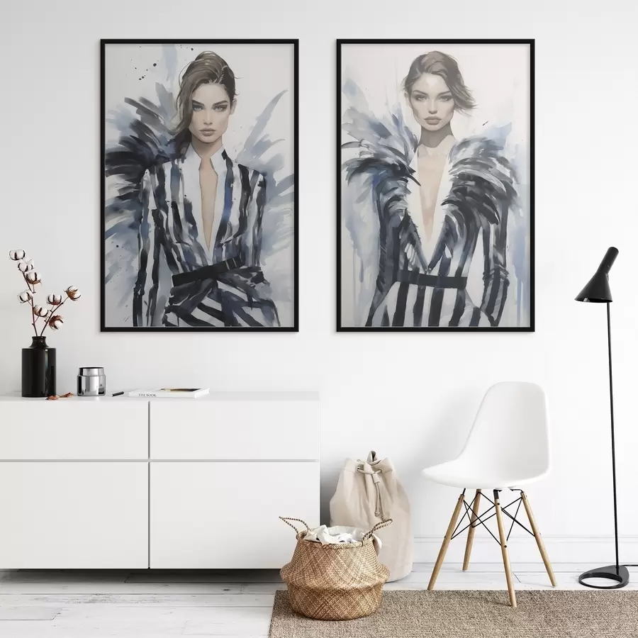 Fototapetai Stilingos merginos modeliai d00439