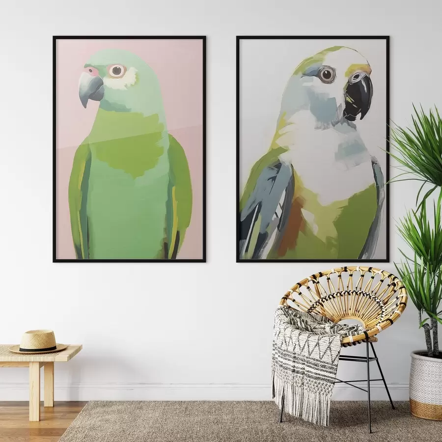 Fototapetai Tropinės papūgos d00441