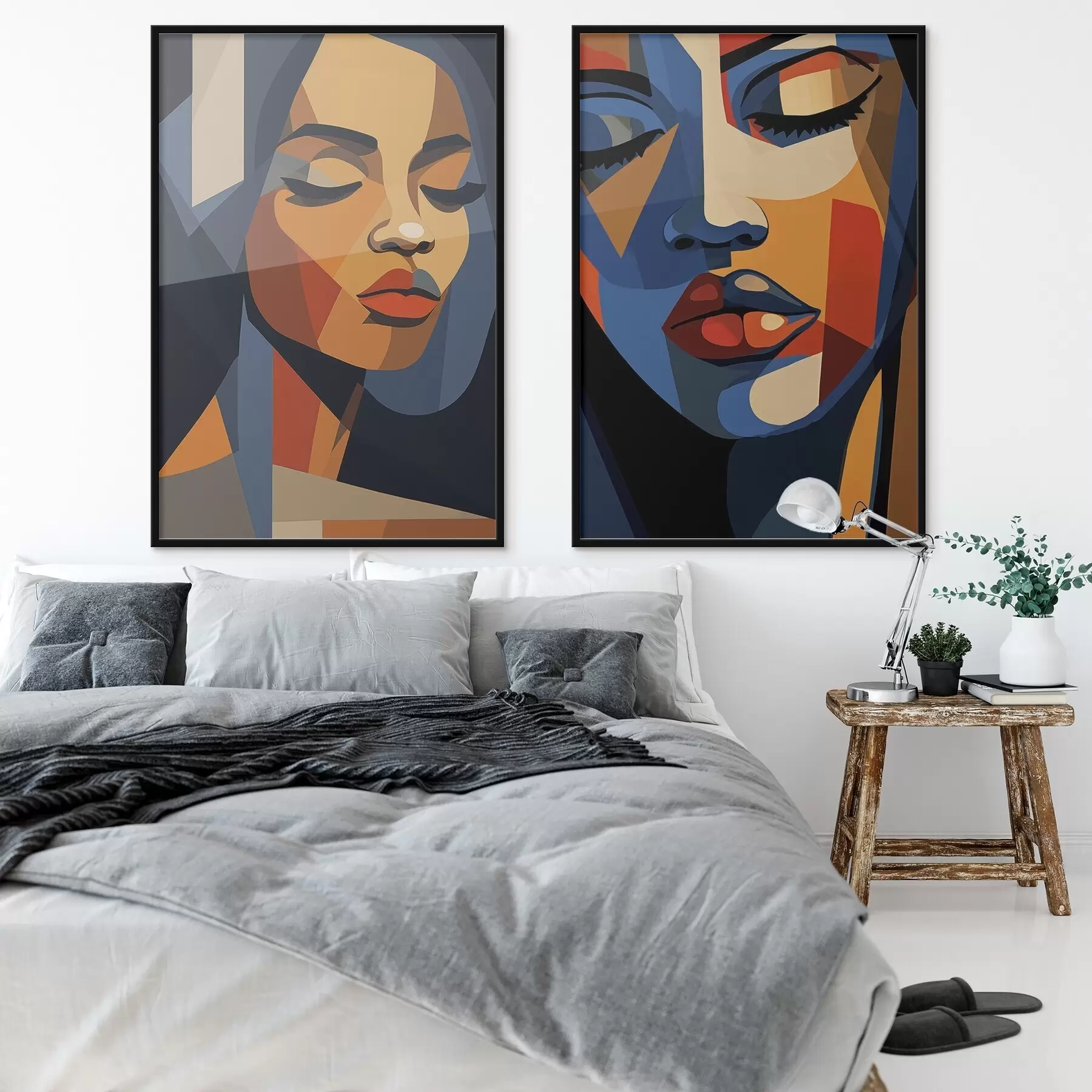 Fototapetai Spalvingi poparto stiliaus portretai d00467