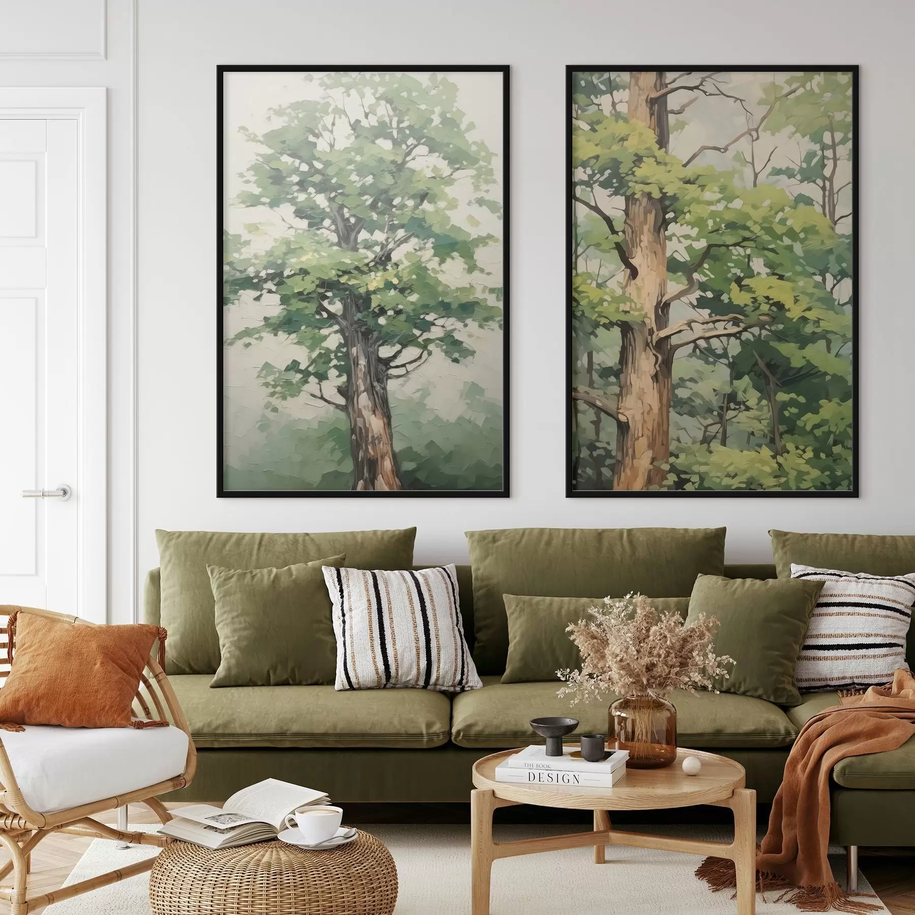 Fototapetai Medžio imitacijos tapyba d00503