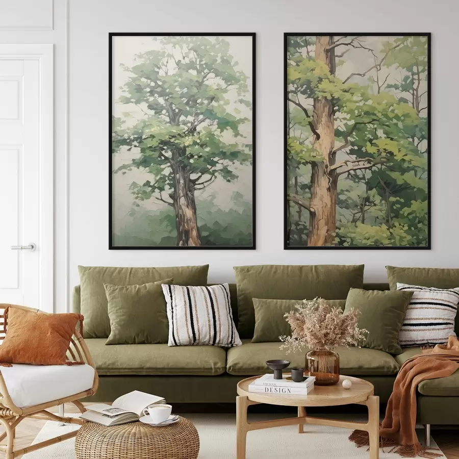 Fototapetai Medžio imitacijos tapyba d00503