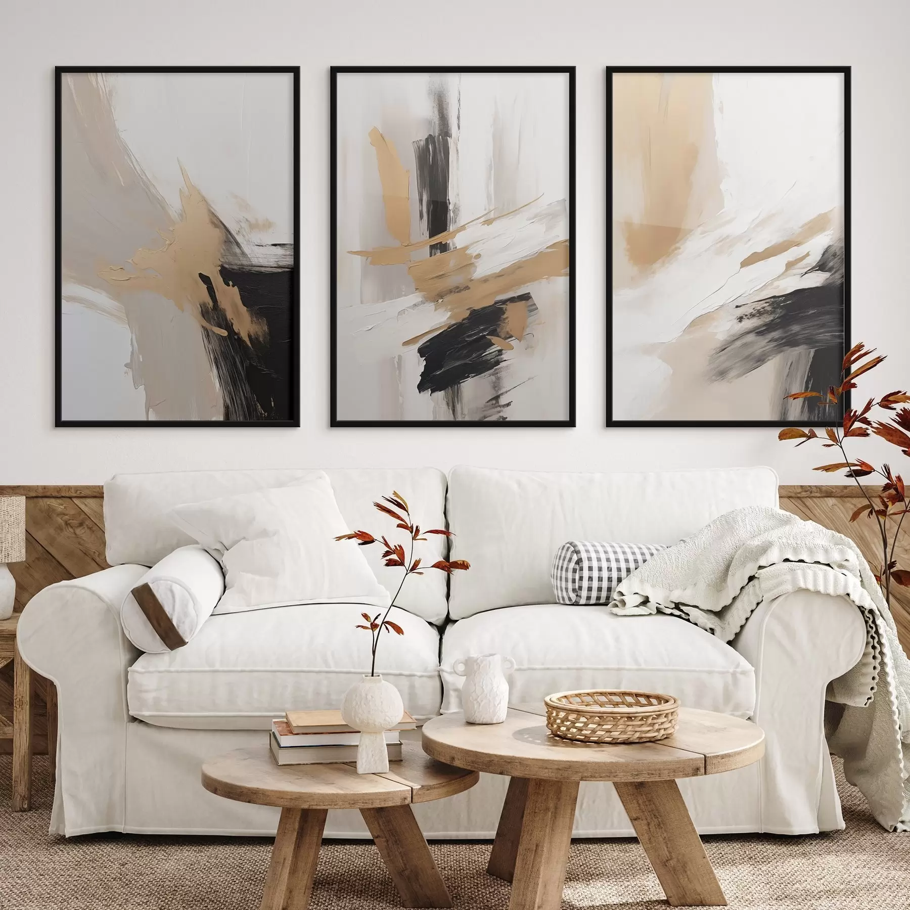 Fototapetai Šiuolaikinė abstrakcija, imituojanti teptuko potėpius d00505