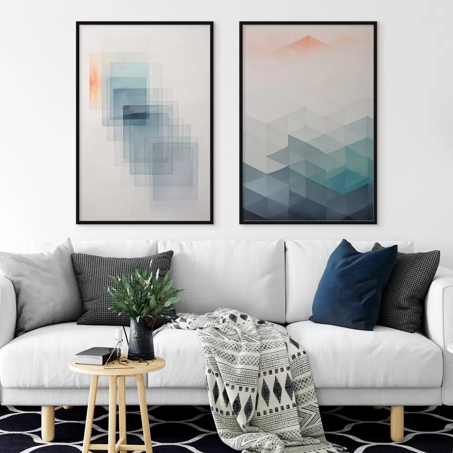 Fototapetai Šiuolaikinė geometrinė abstrakcija d00537