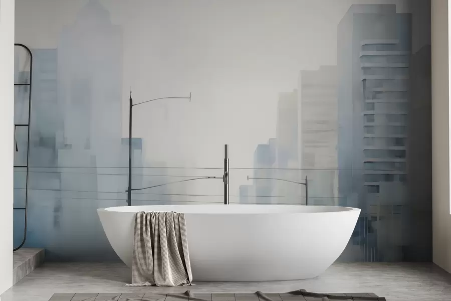 Fototapetai Abstraktus miestas w05074