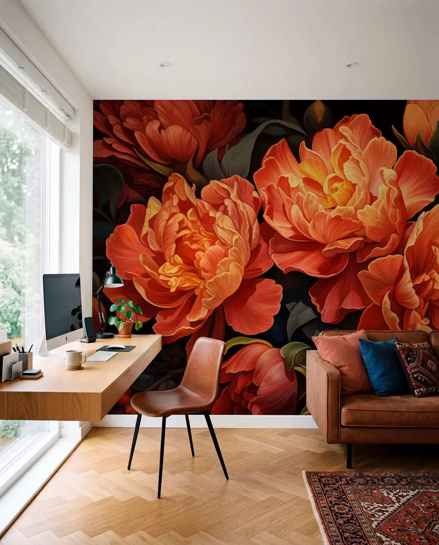 Fototapetai Šiltas gėlių vakaras w05044