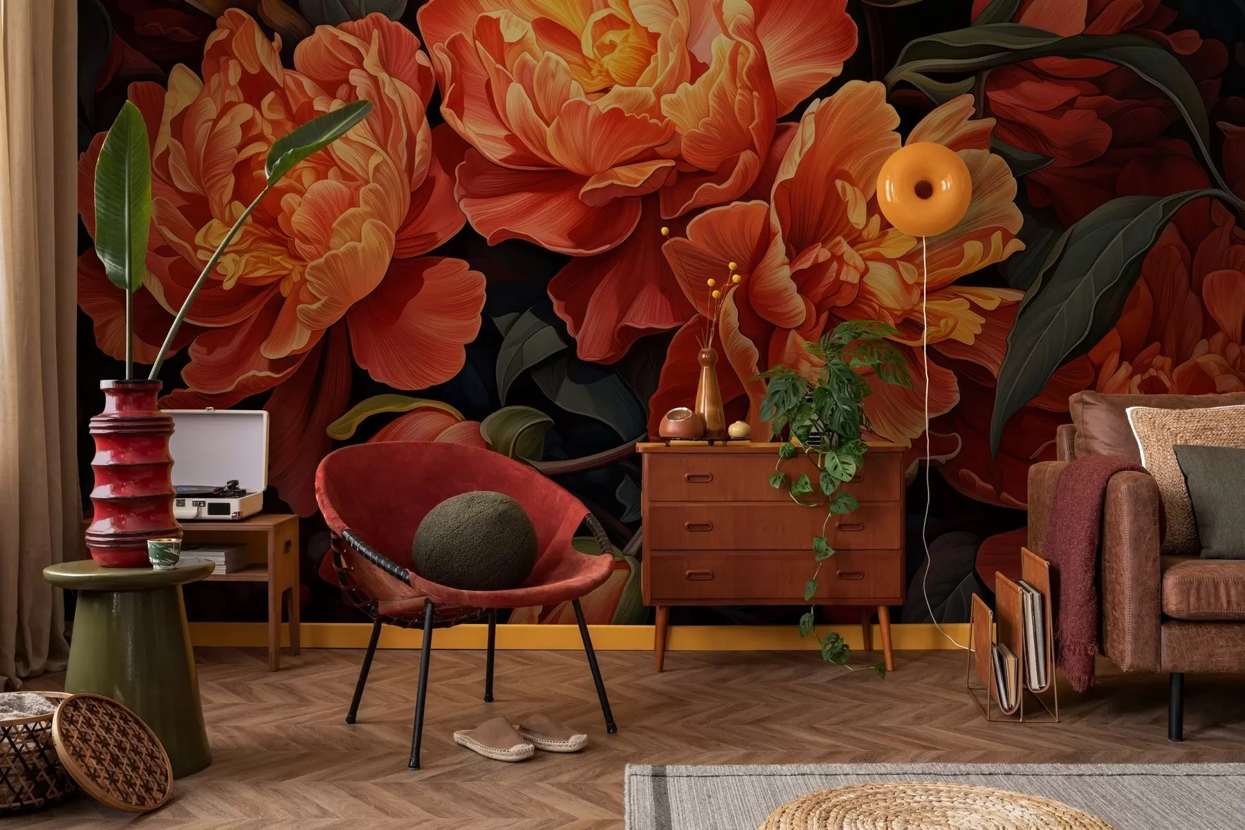 Fototapetai Šiltas gėlių vakaras w05044