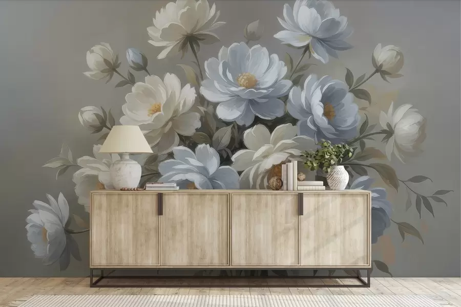 Fototapetai Subtilus gėlių puokštė w05049