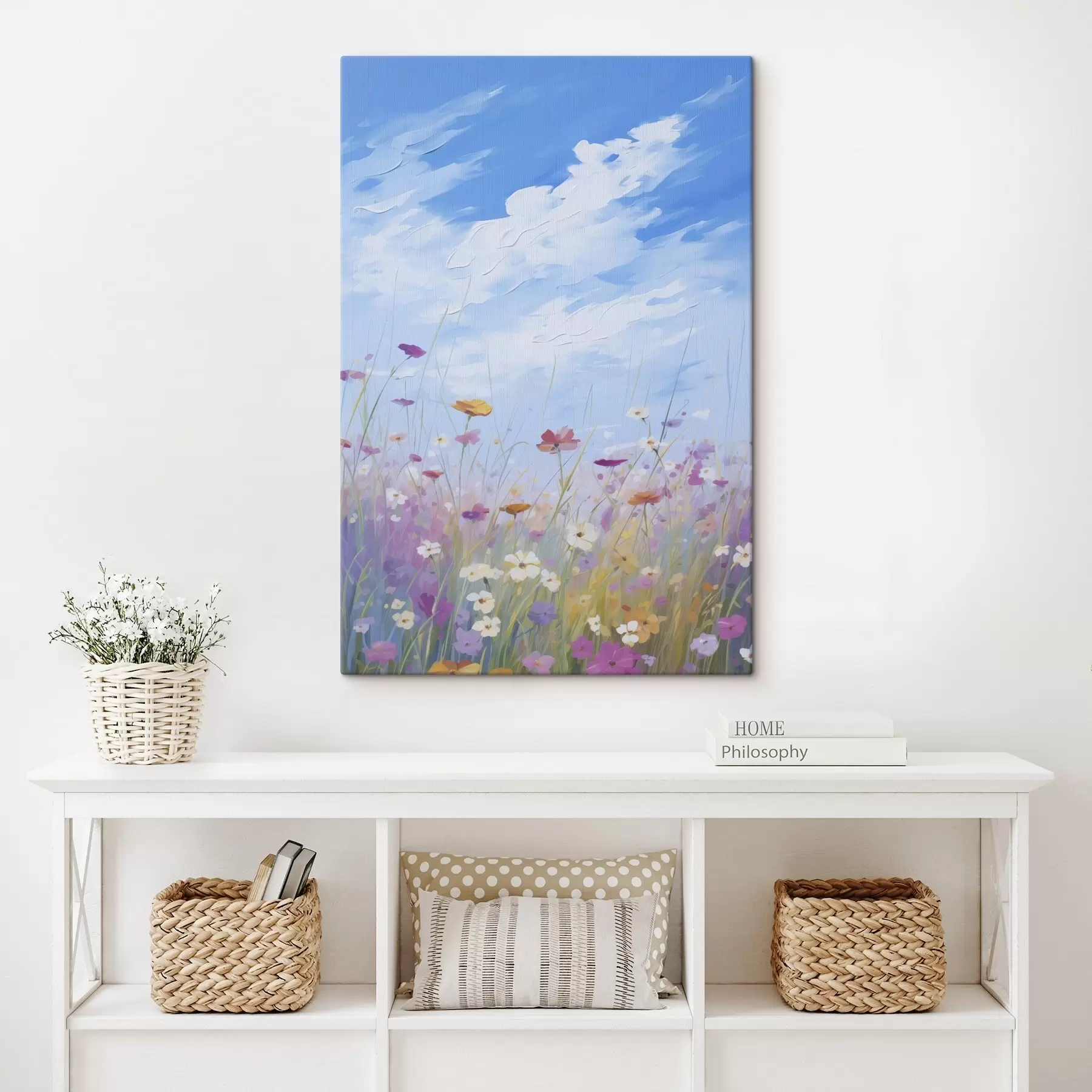 Paveikslėlis Laukinės gėlės imitacijos tapyba s47245