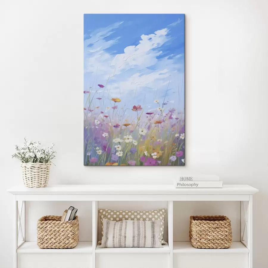 Paveikslėlis Laukinės gėlės imitacijos tapyba s47245