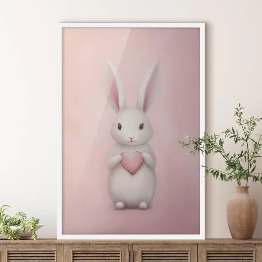 Fototapetai Zuikis su širdele f47146