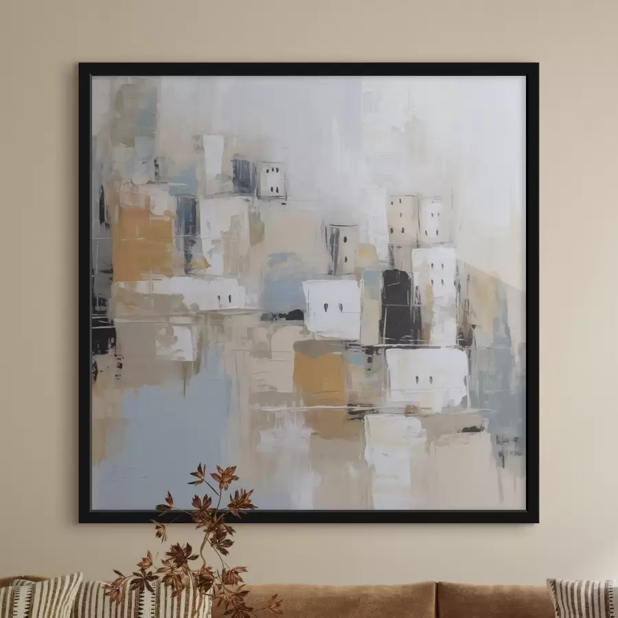 Fototapetai Abstraktus miesto tapybos imitavimas f47242