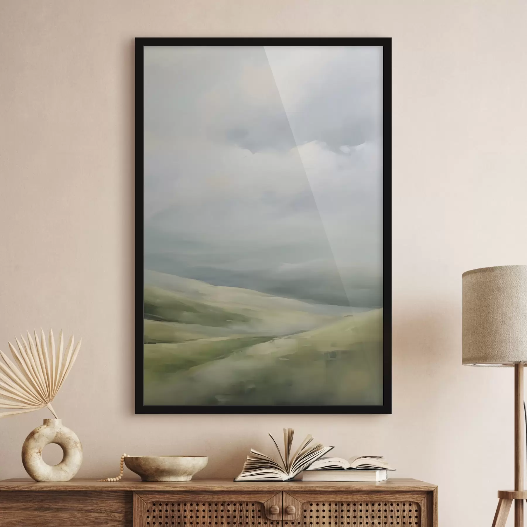 Fototapetai Laukas prieš debesų foną f47243