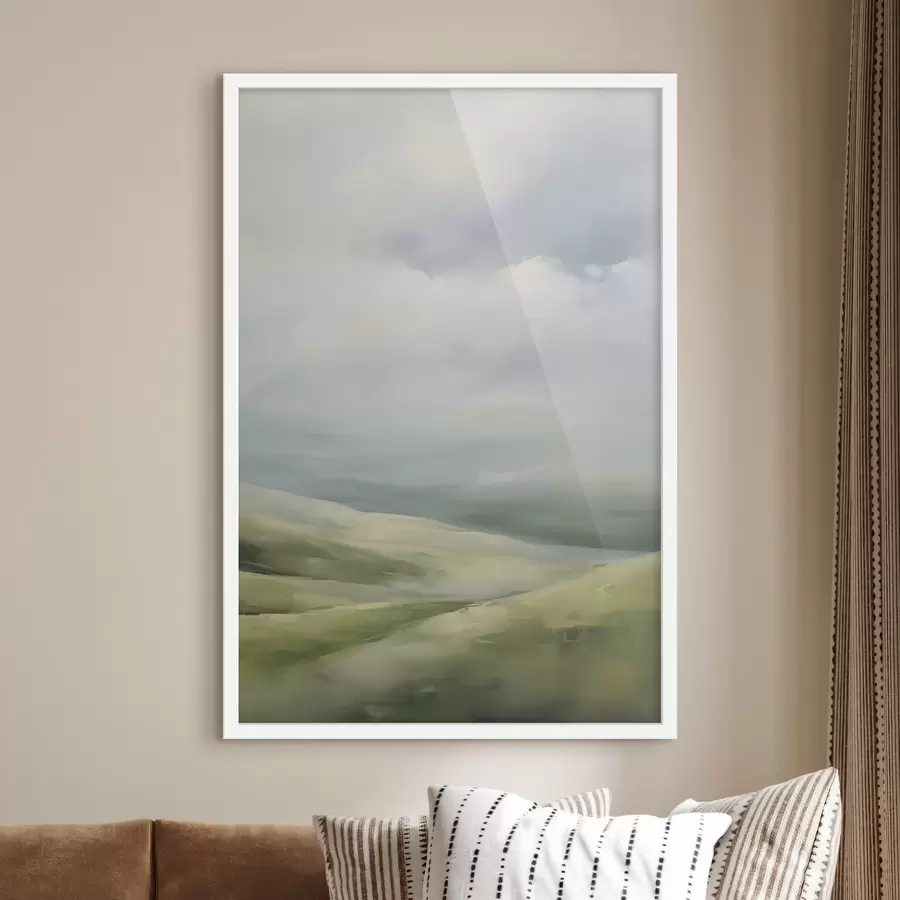 Fototapetai Laukas prieš debesų foną f47243