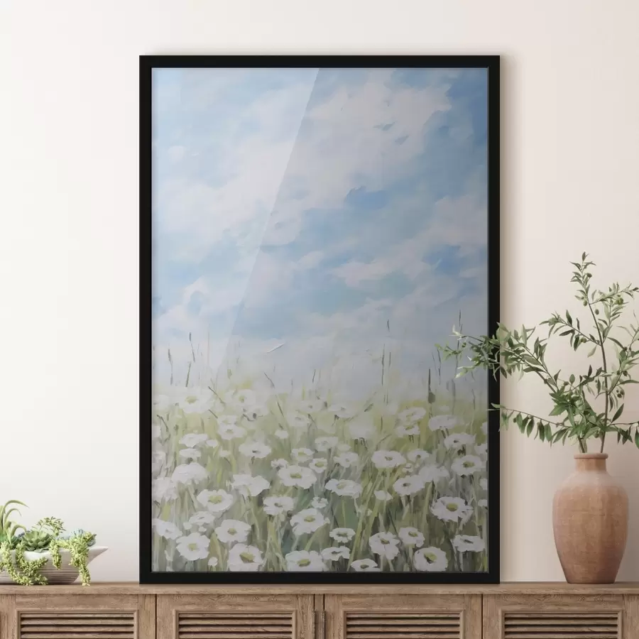 Fototapetai Gėlių laukas, imituojantis tapybą f47246