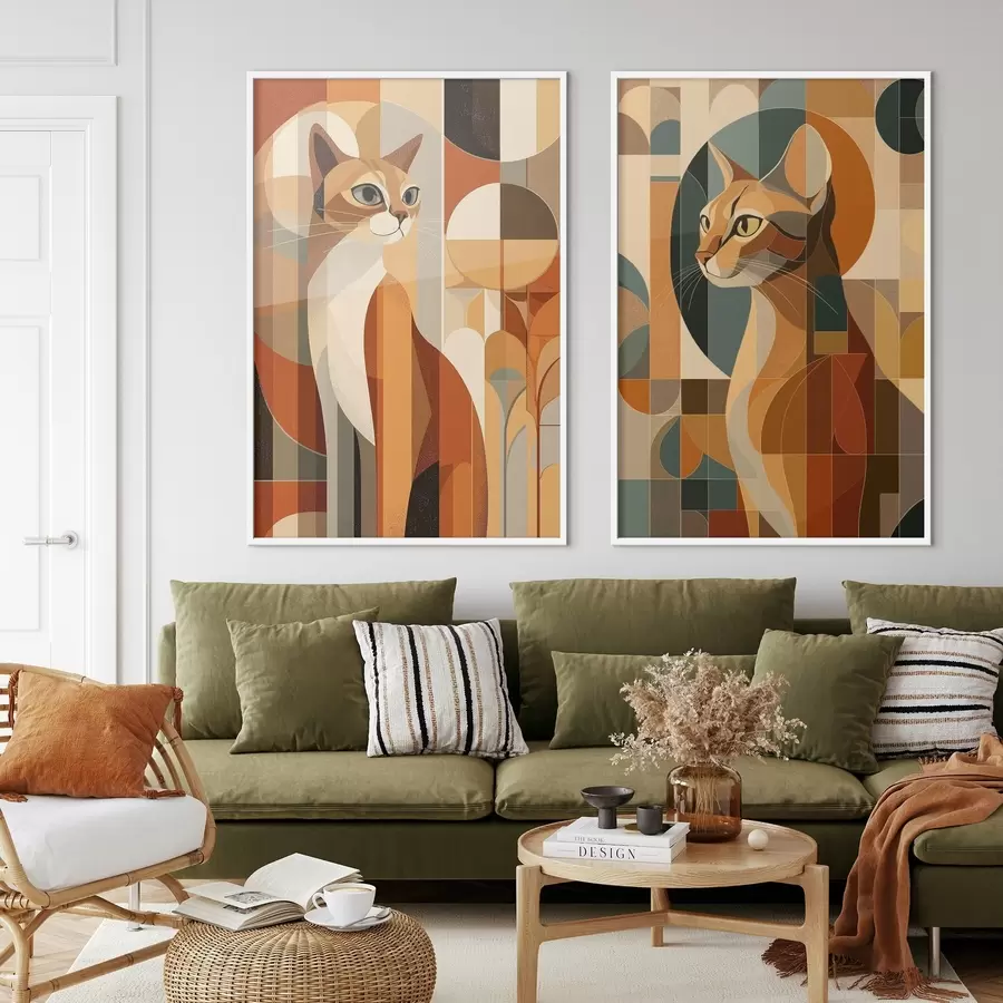 Fototapetai Abstrakčios katės d00841