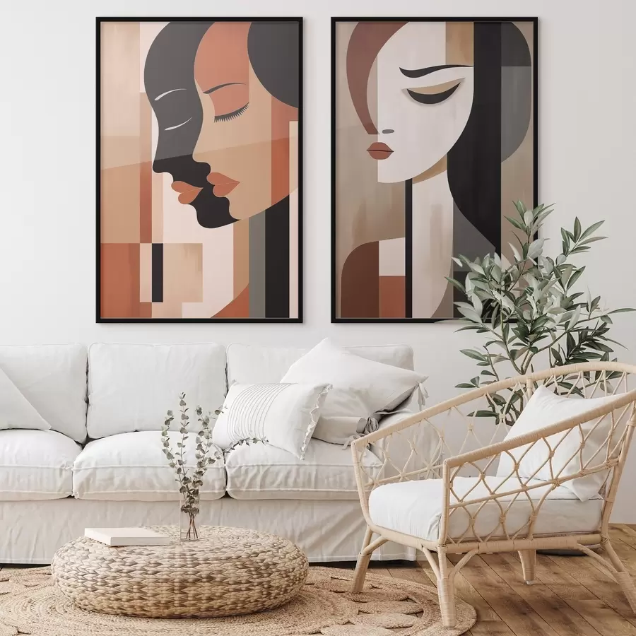 Fototapetai Abstraktūs veidai d00847