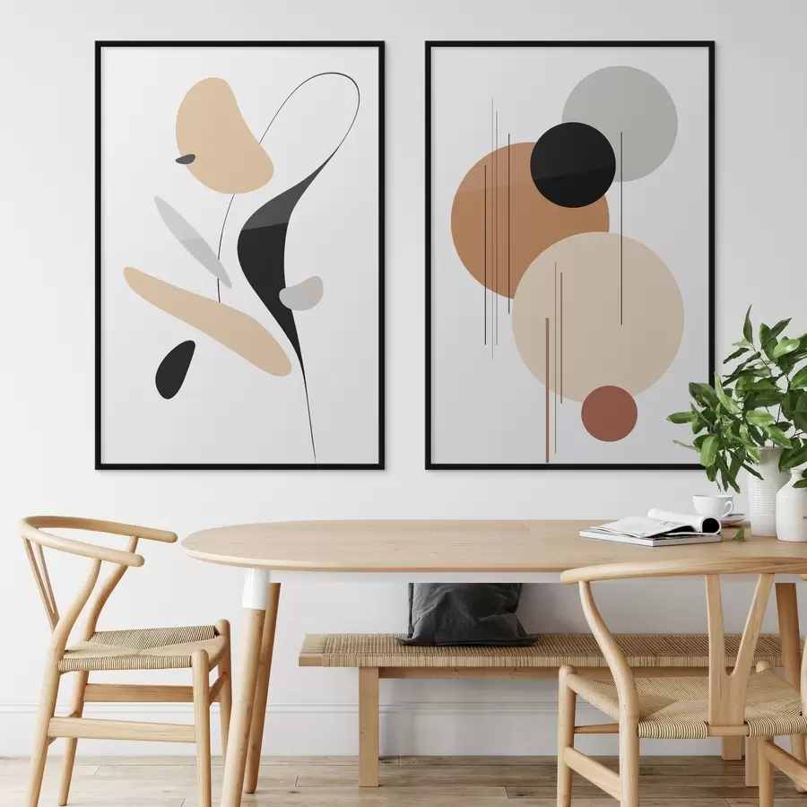 Fototapetai Abstrakti geometrinė kompozicija d00908