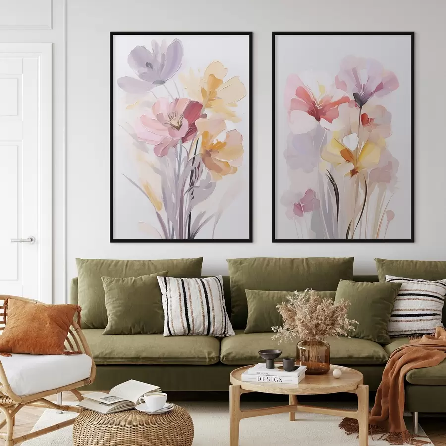 Fototapetai Abstrakti gėlių puokštė d00910