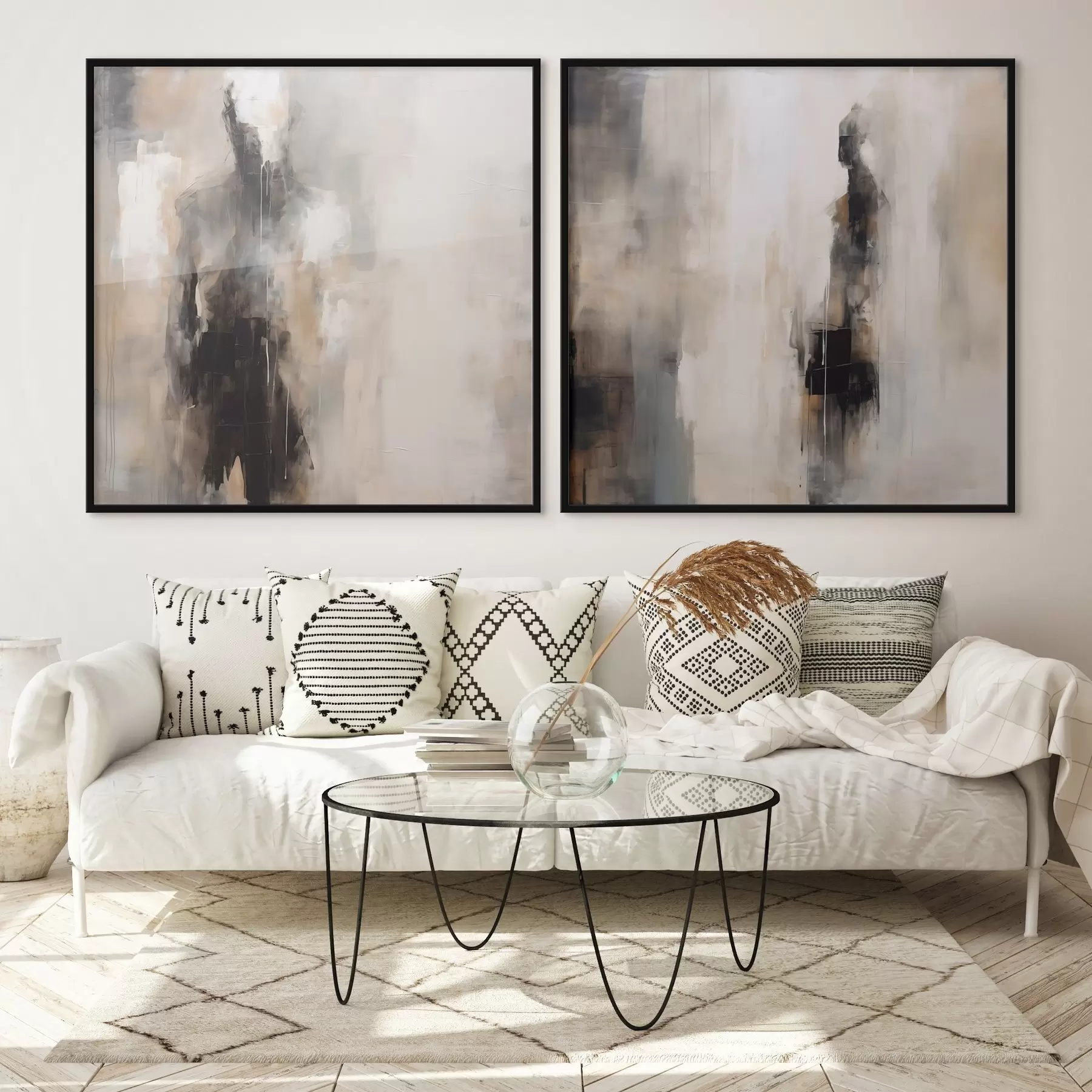 Fototapetai Abstrakčios žmogiškos figūros šešėliuose d00860