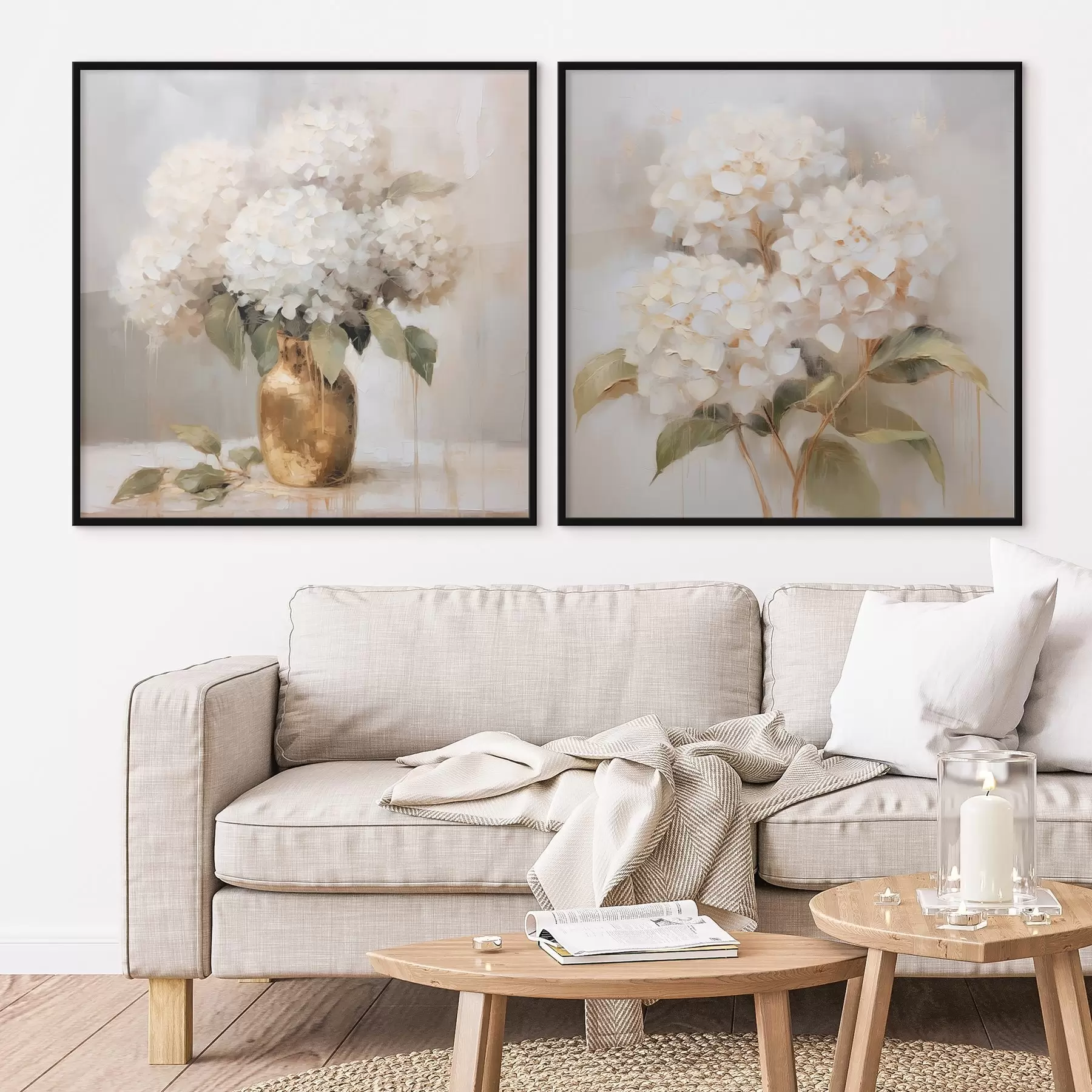 Fototapetai Subtilios hortenzijos d00857