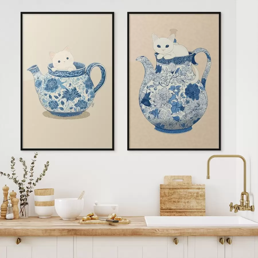 Fototapetai Katė ąsotyje d00920