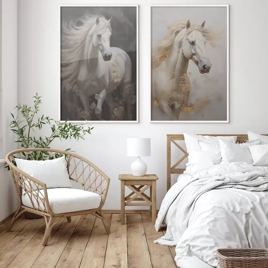 Fototapetai Arklio imitacija tapyboje d01000