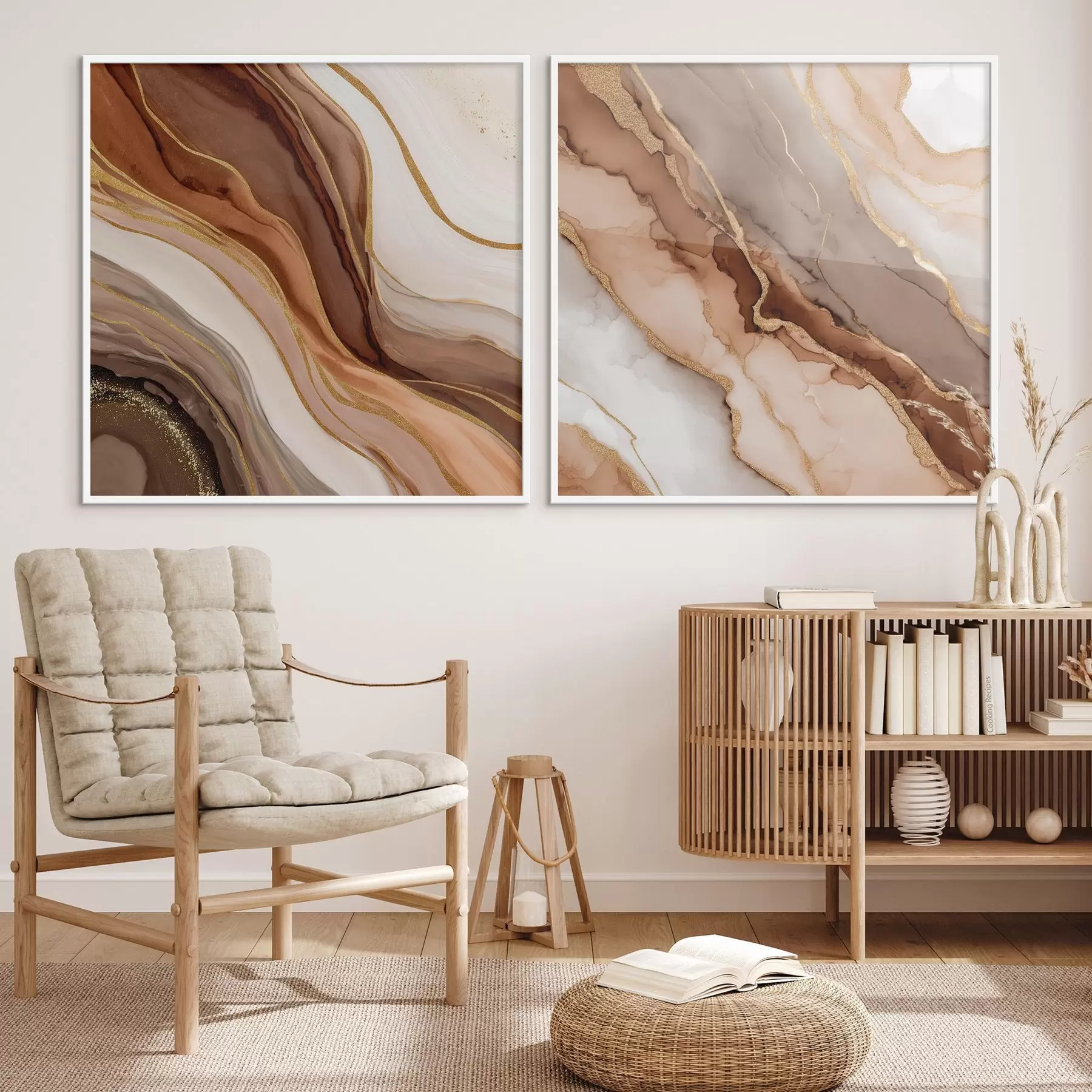 Fototapetai Dviejų dalių abstrakti kompozicija su sklandžiais sluoksniais perėjimais d00982