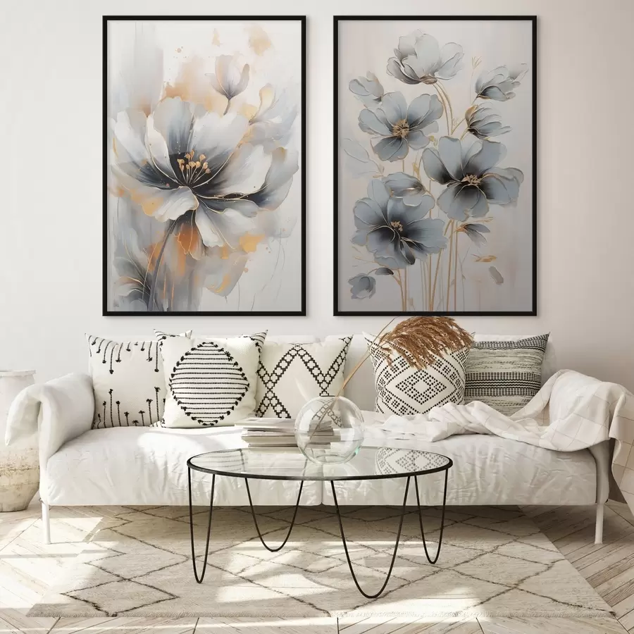 Fototapetai Abstrakčios gėlės d01043