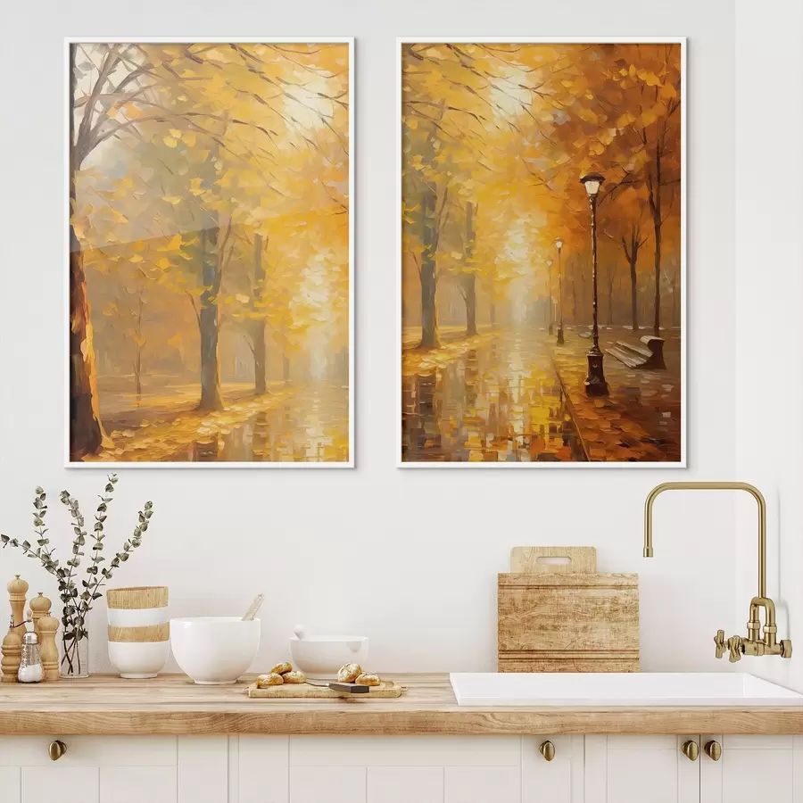 Fototapetai Ruduo parke d01052