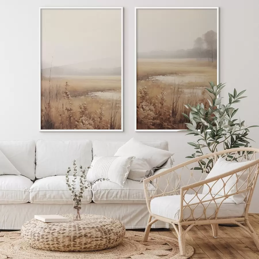 Fototapetai Džiovintos gėlės lauke d01053