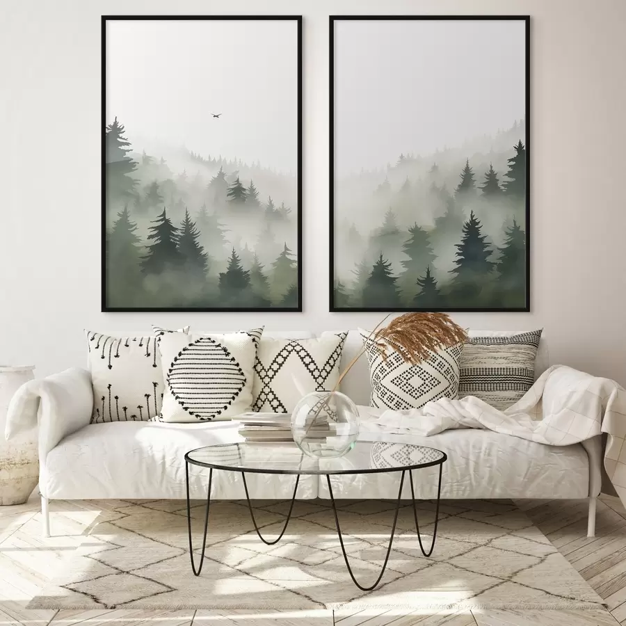 Fototapetai Rūko miškas d01061