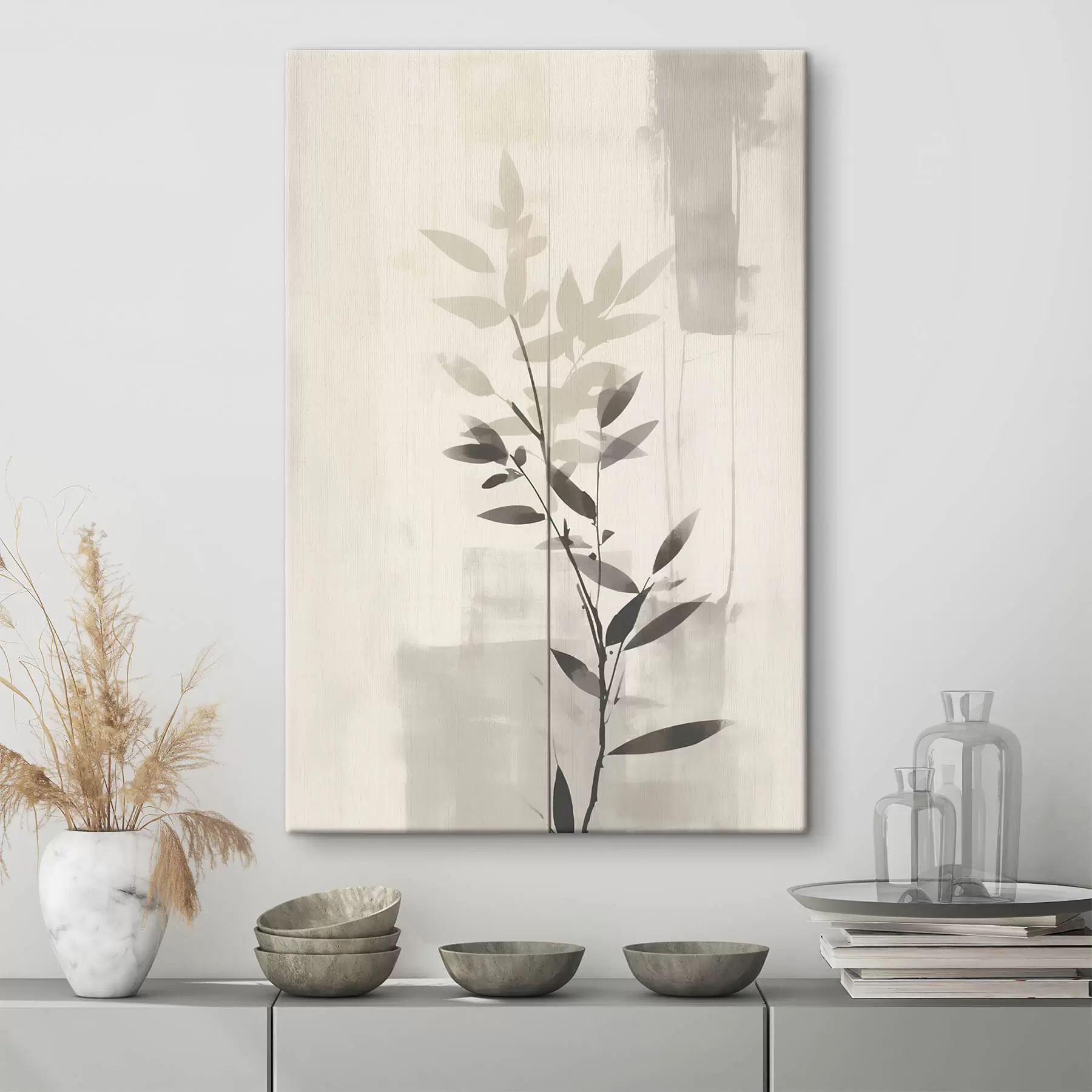 Paveikslėlis Abstrakčios lapų šakos s47102