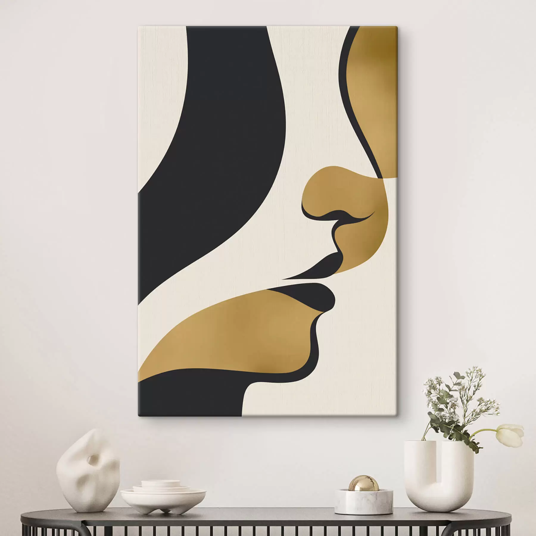 Paveikslėlis Veido abstraktus siluetas s47251