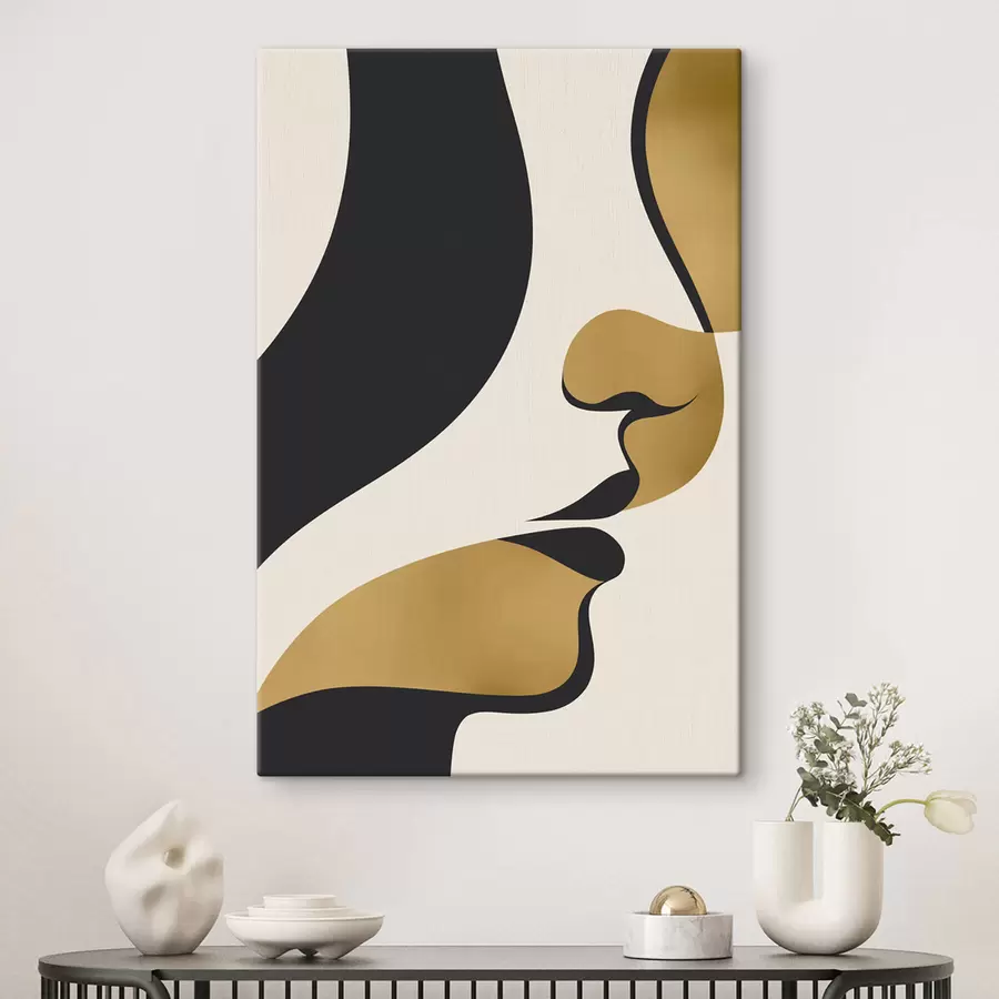 Paveikslėlis Veido abstraktus siluetas s47251